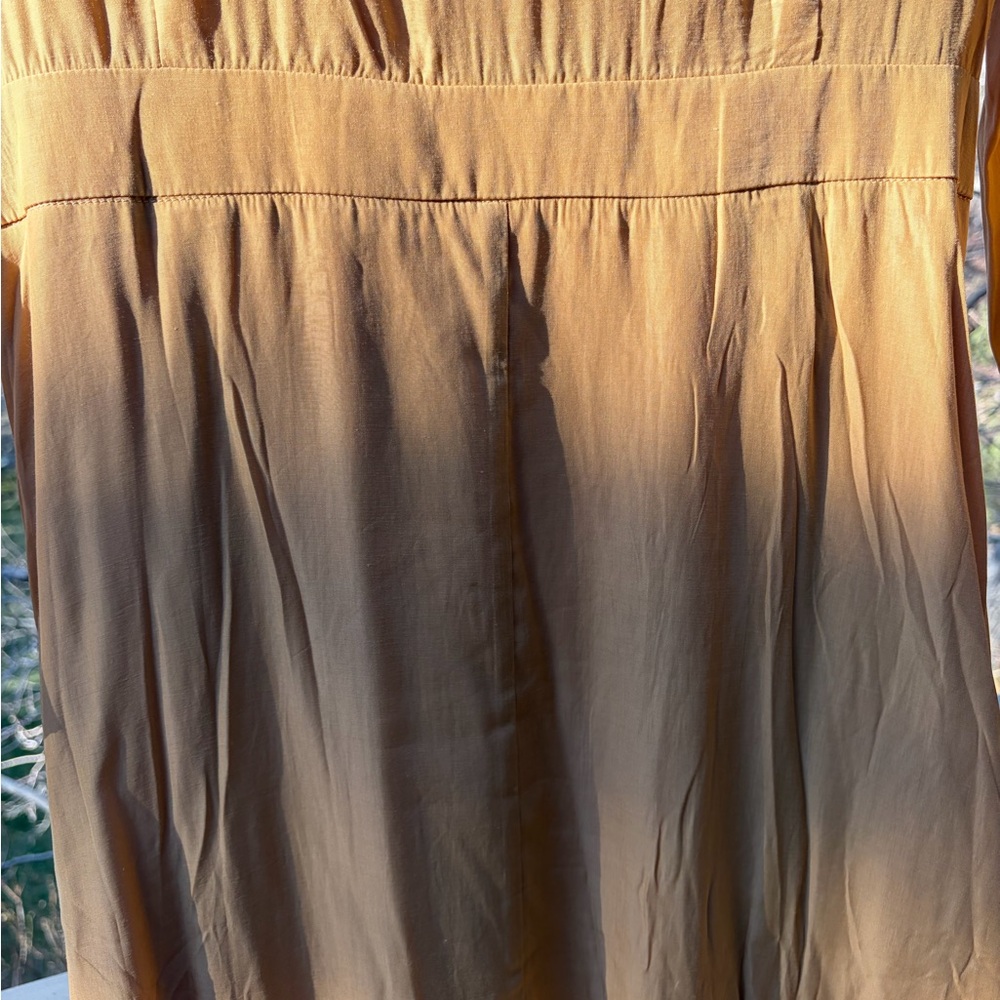 Gold Button-Up Dress - Picture 6 of 7